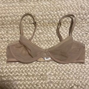 Calvin Klein Sheer Nude Underwire Bra